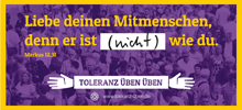 Toleranz üben üben